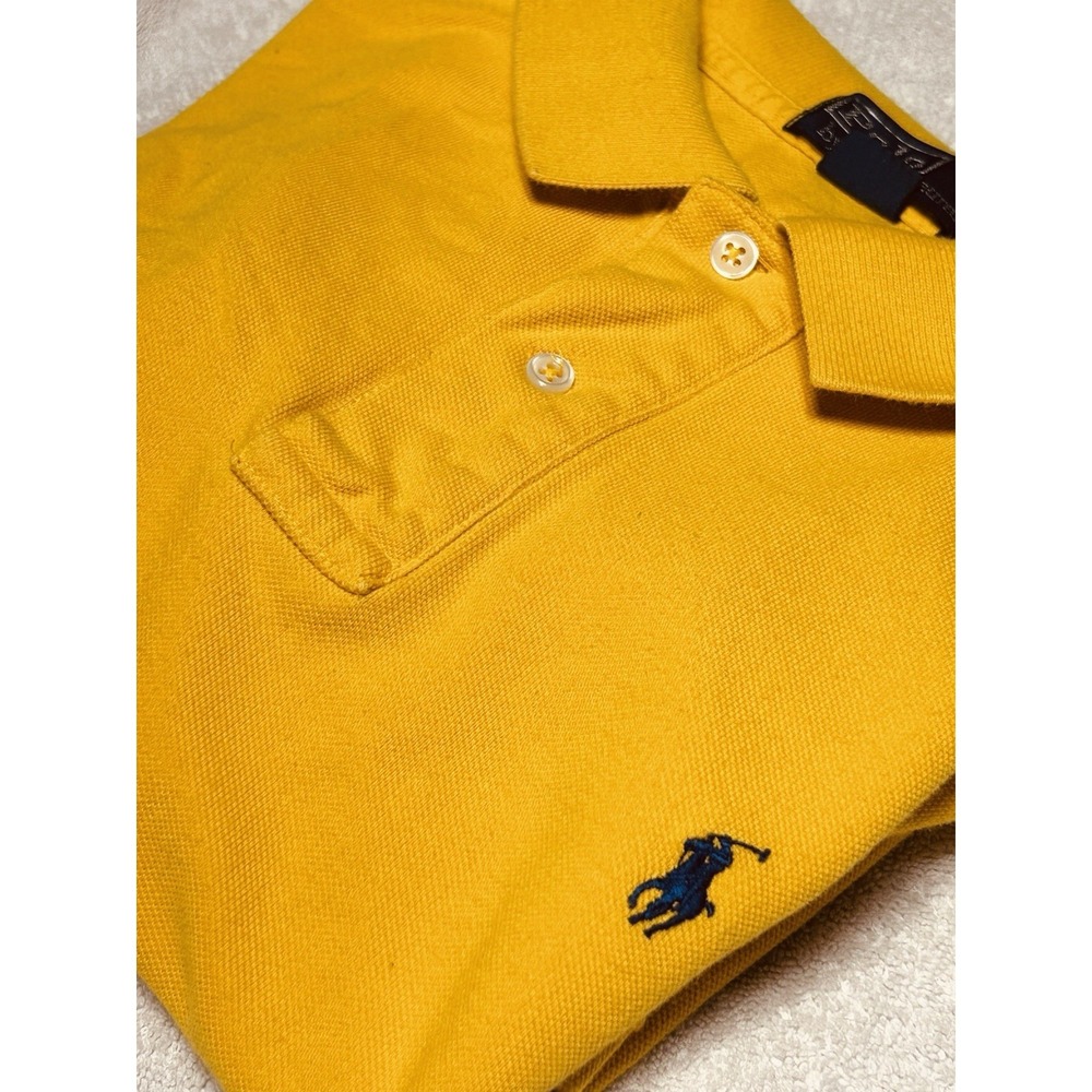 Polo Ralph Lauren Men's Yellow Short Sleeve Polo Shirt Size XL